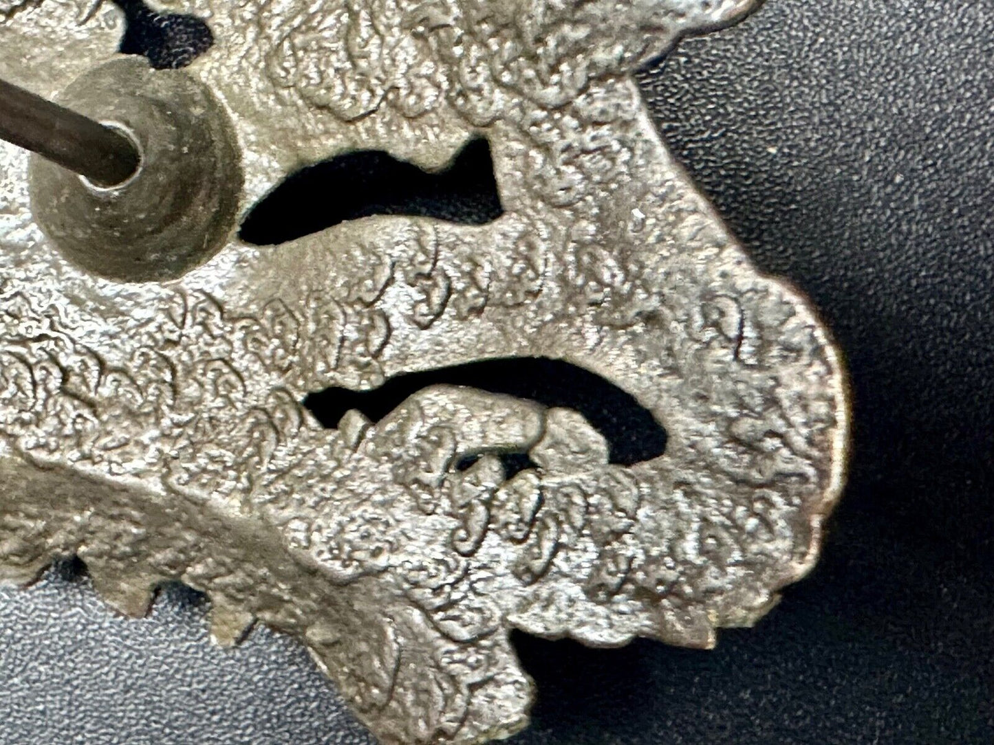 Vintage Chinese Dragon Vintage artisan? Large Oversized Belt Buckle