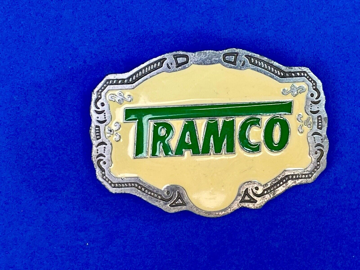 Tramco Company Western Enameled Heavy Equipment Company Kansas Belt Buckle