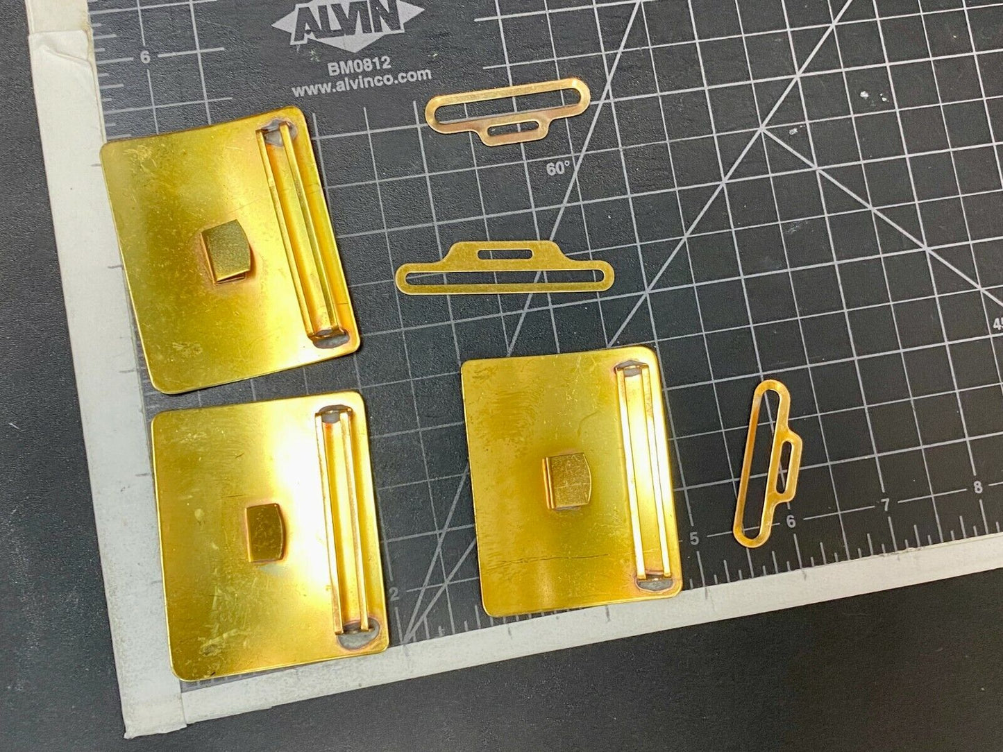 Usmc? Solid Brass Belt Buckle Lot