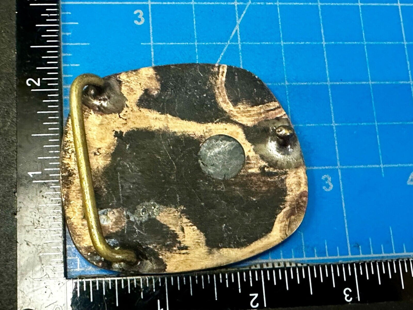 The Moose RARE Commemorative Cutout Solid Brass Vintage Belt Buckle