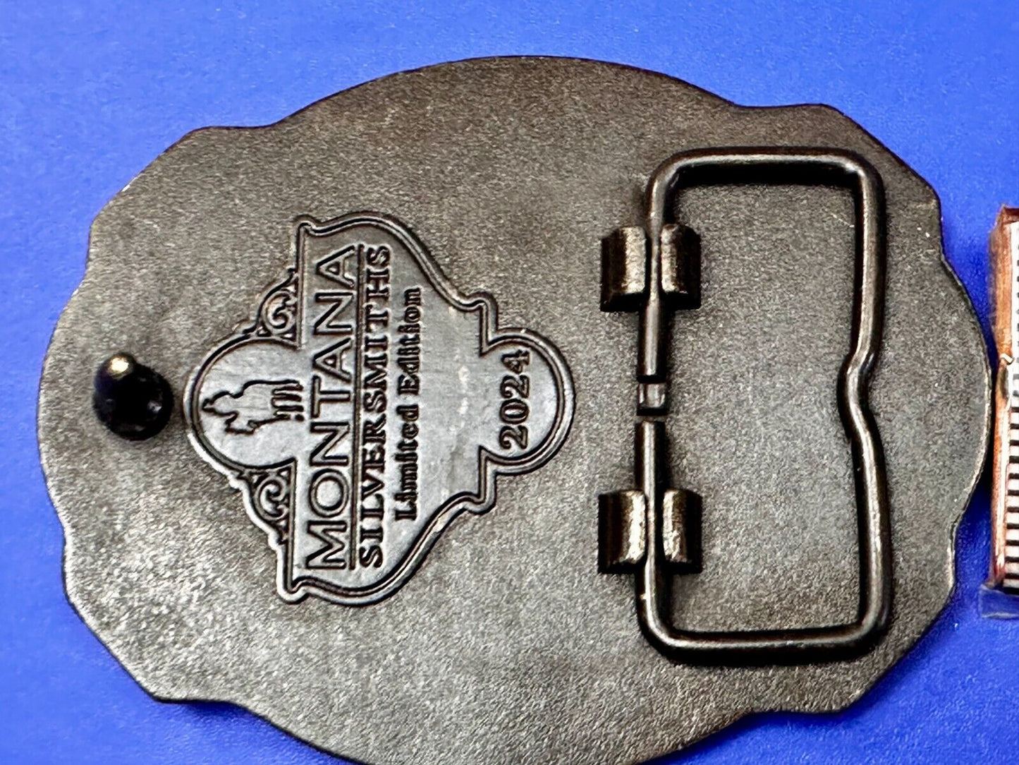 2024 Pendleton Whiskey Let'er Buck Rodeo Cowboy Montana Silversmiths Belt Buckle