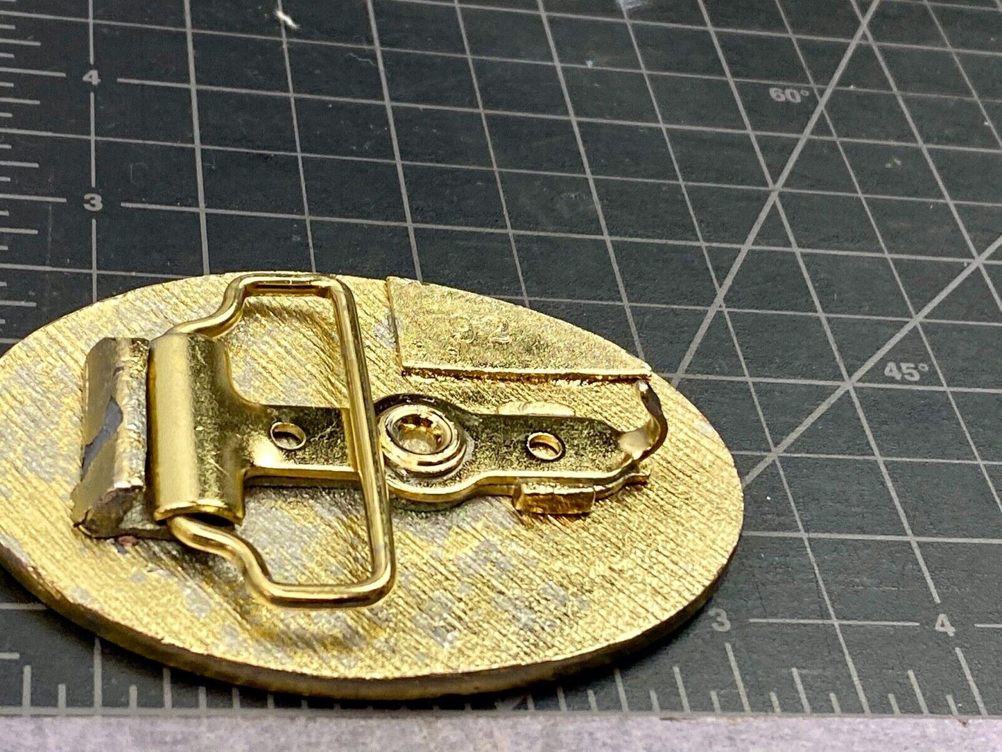Vintage 1988 Western Chapter Pointe-au-Pic Quebec Canada belt buckle RARE. #92