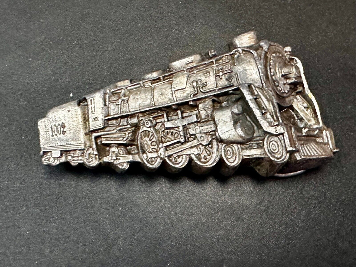 Train Locomotive Steam Engine RR RailRoad Vintage 1978 Bergamot Belt Buckle
