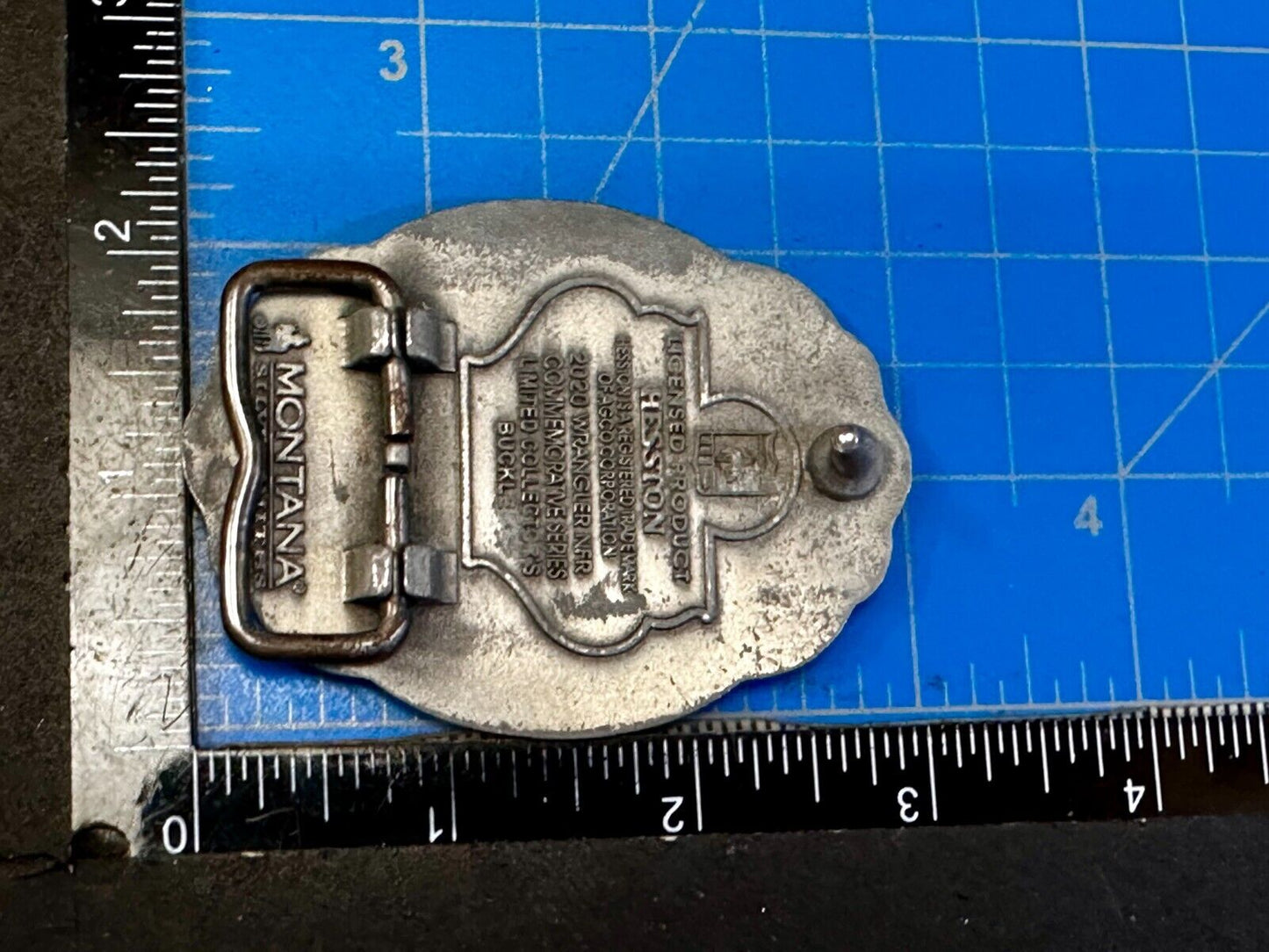 2020 NFR Wrangler National Finals Rodeo Cowboys Montana Silversmiths Belt Buckle