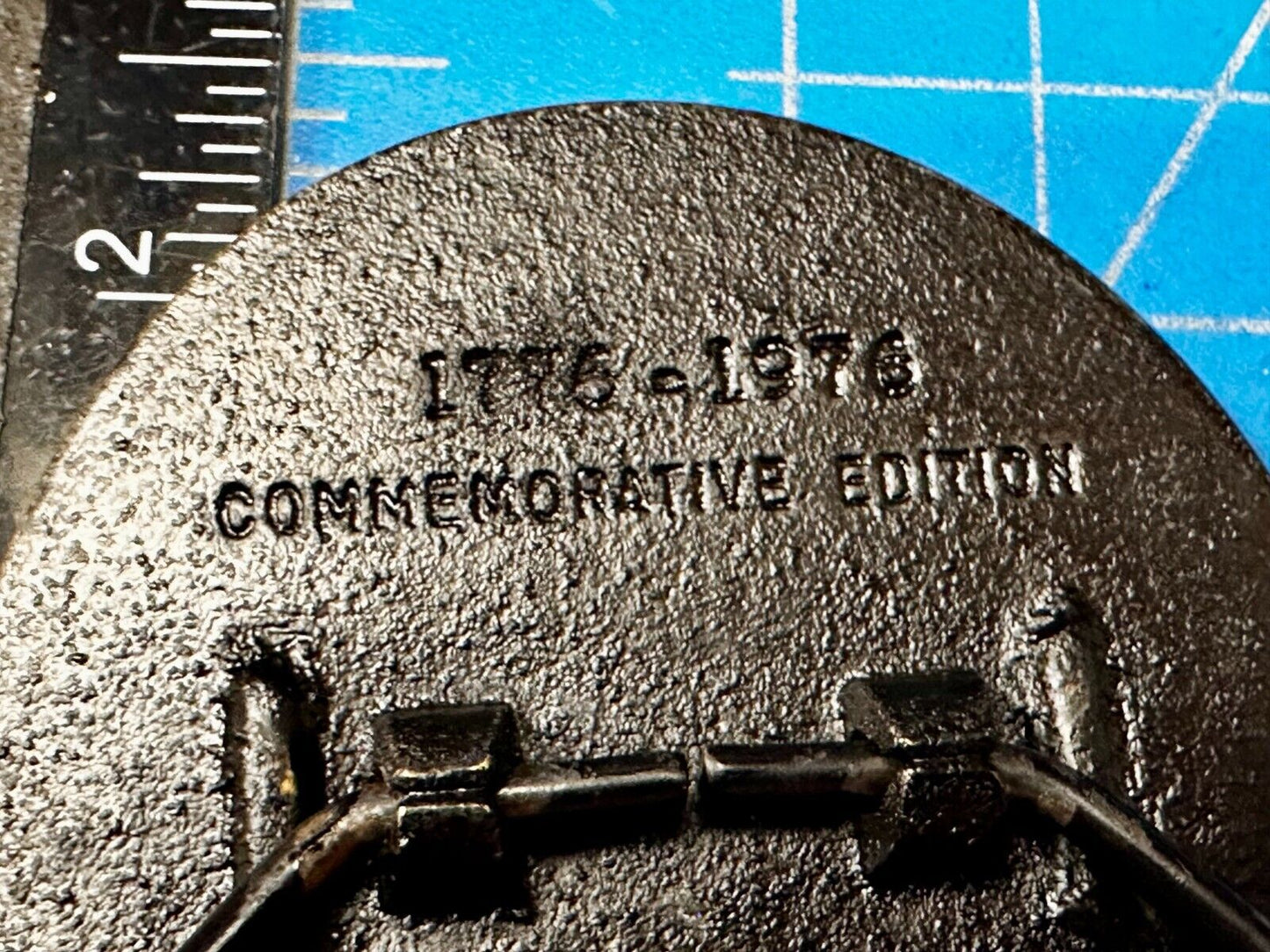 Bicentennial of the United States of America 1776-1976 Solid Brass Belt Buckle