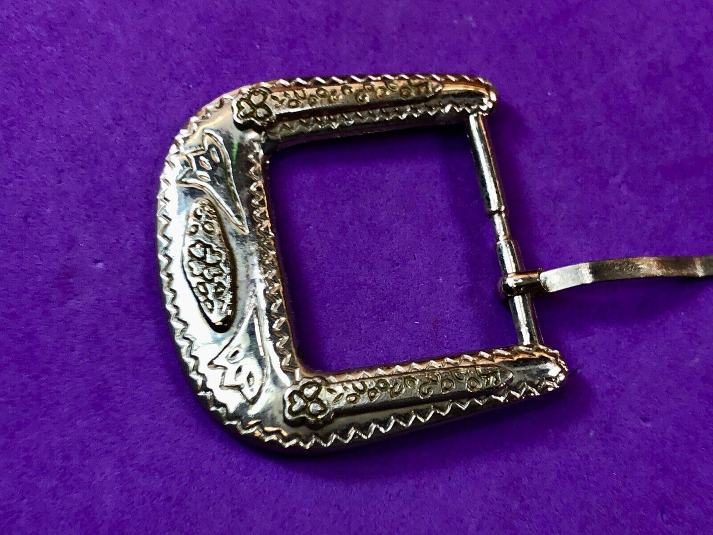 Beautiful Floral Simple Cowgirls Wide Dress Western Belt Buckle