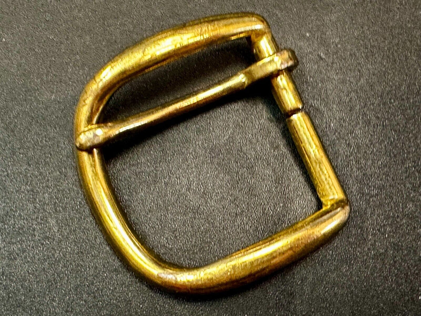 Vintage Brass Tone Replacement Belt Buckle Marked W