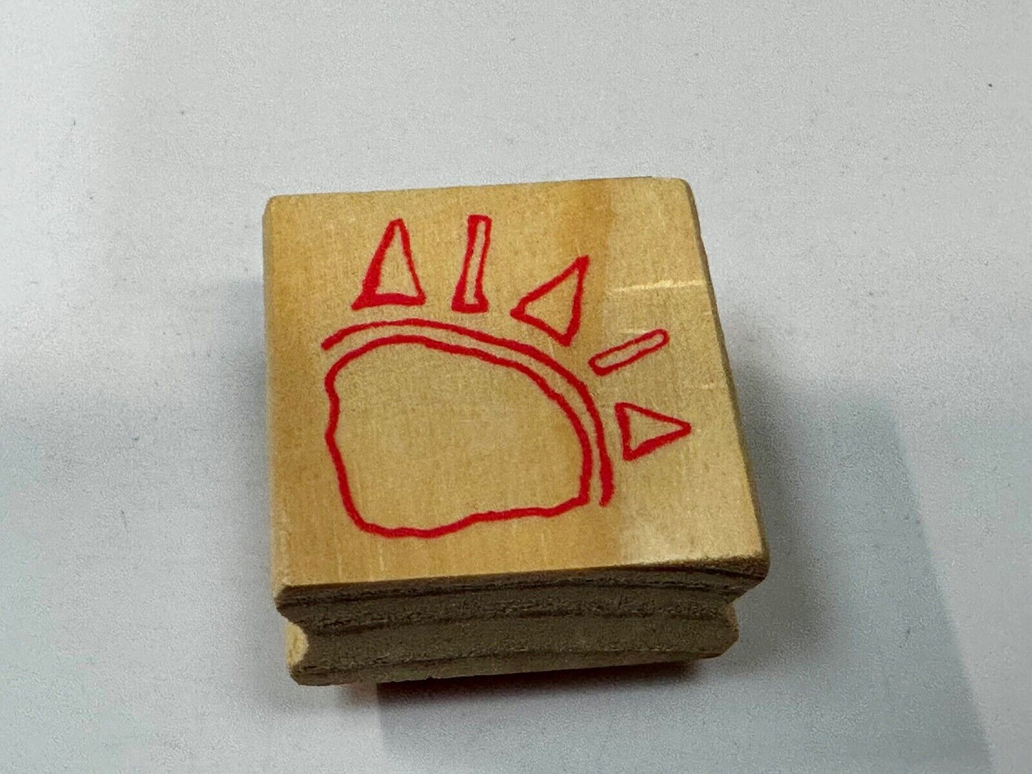Bear Animal Paw Print - NOS 1.5" Rubber Stamp for Crafting and Card Making
