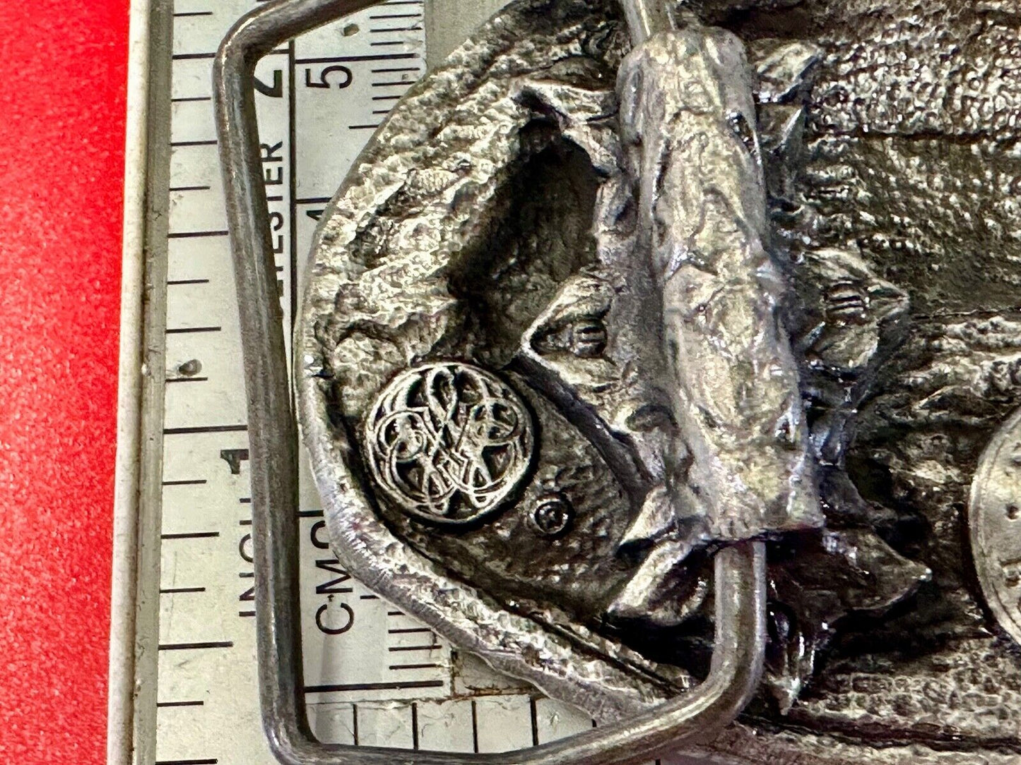 Vintage 1983 Cowboys Horse Lovers spurs siskiyou RARE belt buckle