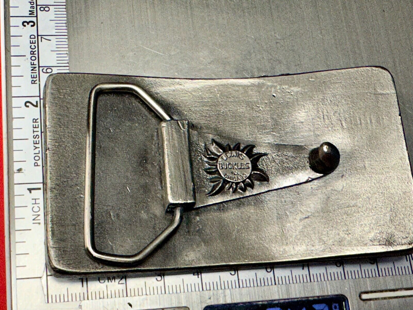 Vintage Cummins Power Promo Belt Buckle Diesel Truck Torque Vintage 1970s Lewis
