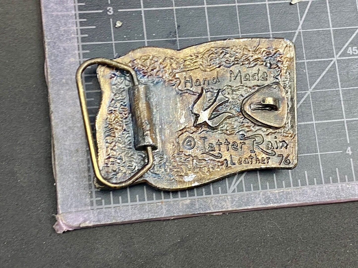 1976 - USA America 200th Anniversary Fife & Drum Corps Artisan Belt Buckle