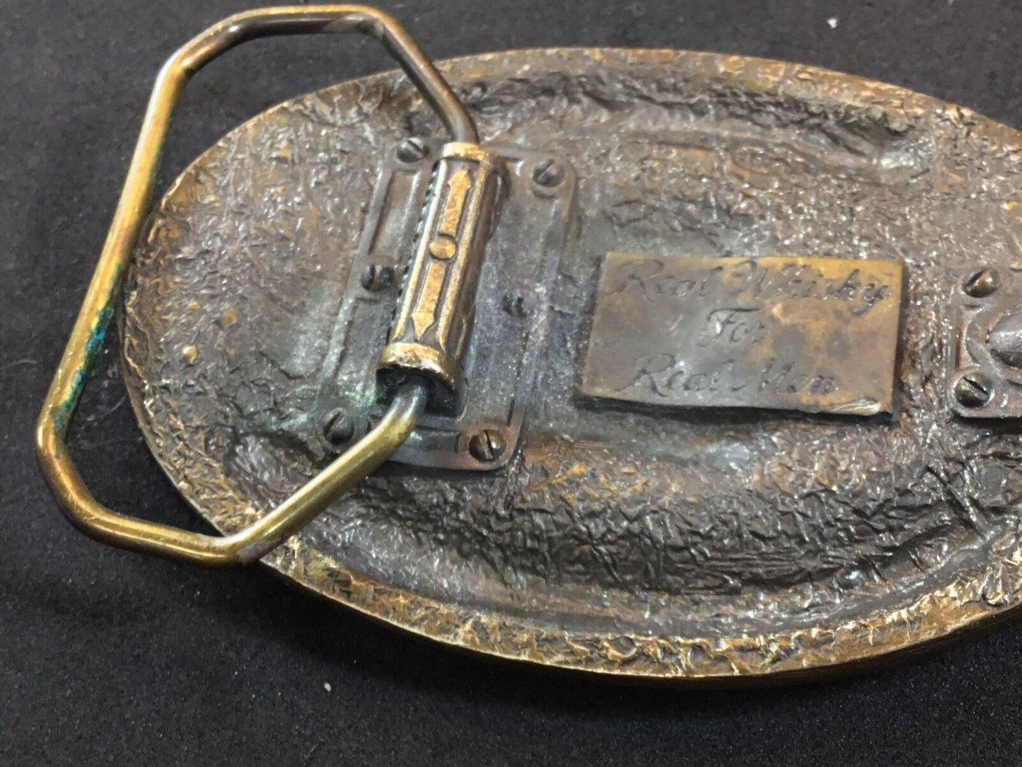Vintage Belt Buckle Real Whisky Lord Calvert Canadian - Spirit of Florida Promo