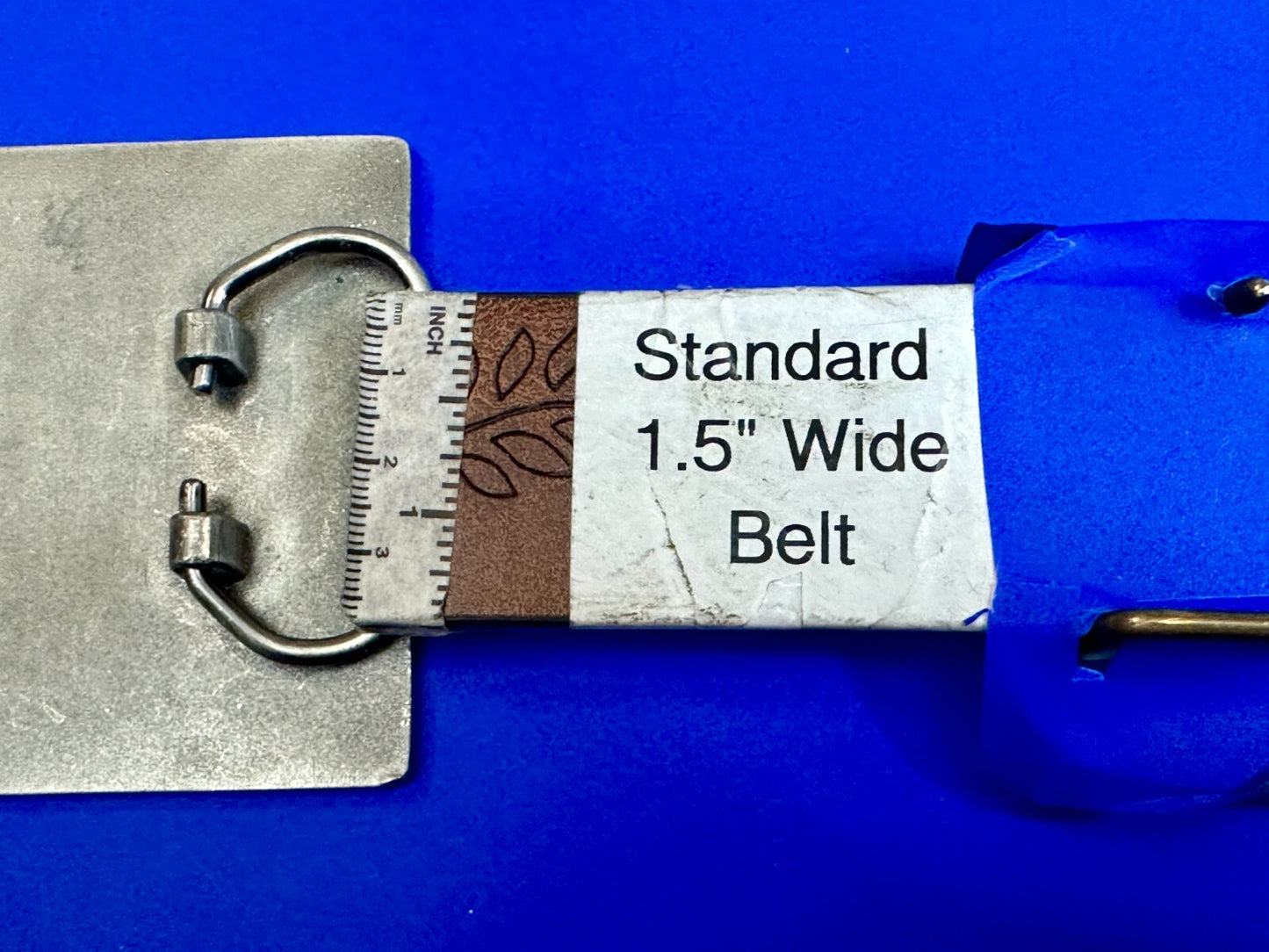 True Wrestler Apparel Enameled Rectangular Belt Buckle