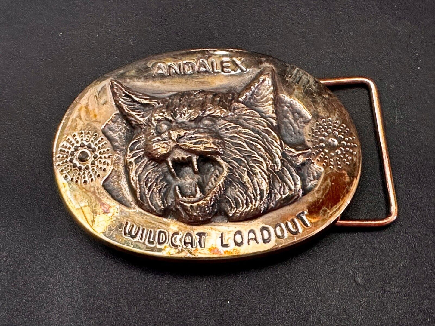 Andalex Wildcat Loadout Vintage Sculpture Belt Buckle by Gary Phrazen