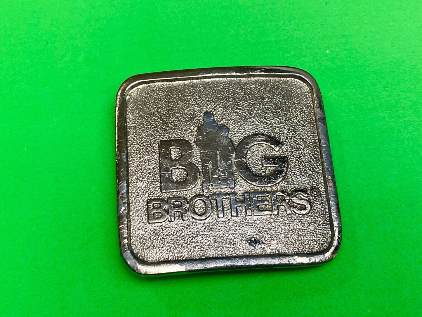 BIG BROTHERS COMMEMORATIVE BELT BUCKLE! VINTAGE! 1970s! WYOMING STUDIO ART WORKS