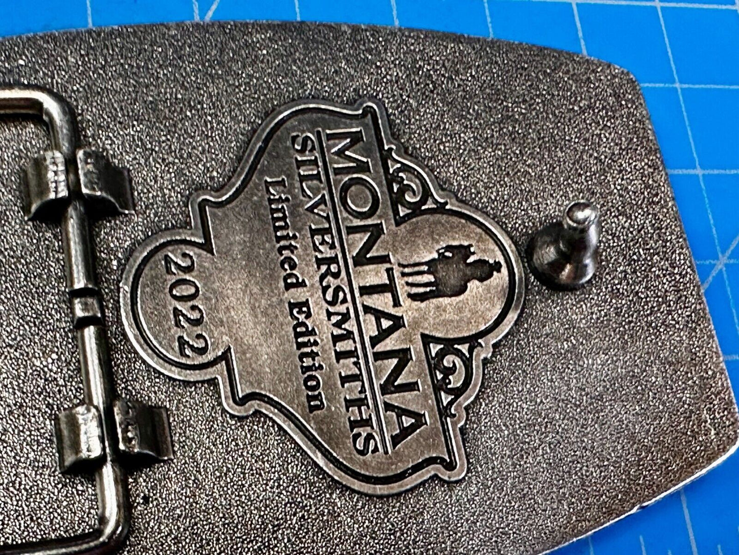 2022 Pendleton Whiskey Let'er Buck Rodeo Cowboy Montana Silversmiths Belt Buckle