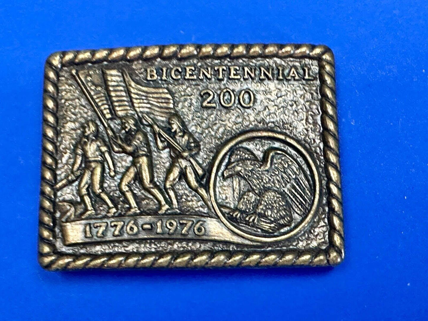 Vintage Bicentennial 200 year celebration NOS USA made belt buckle by CPI