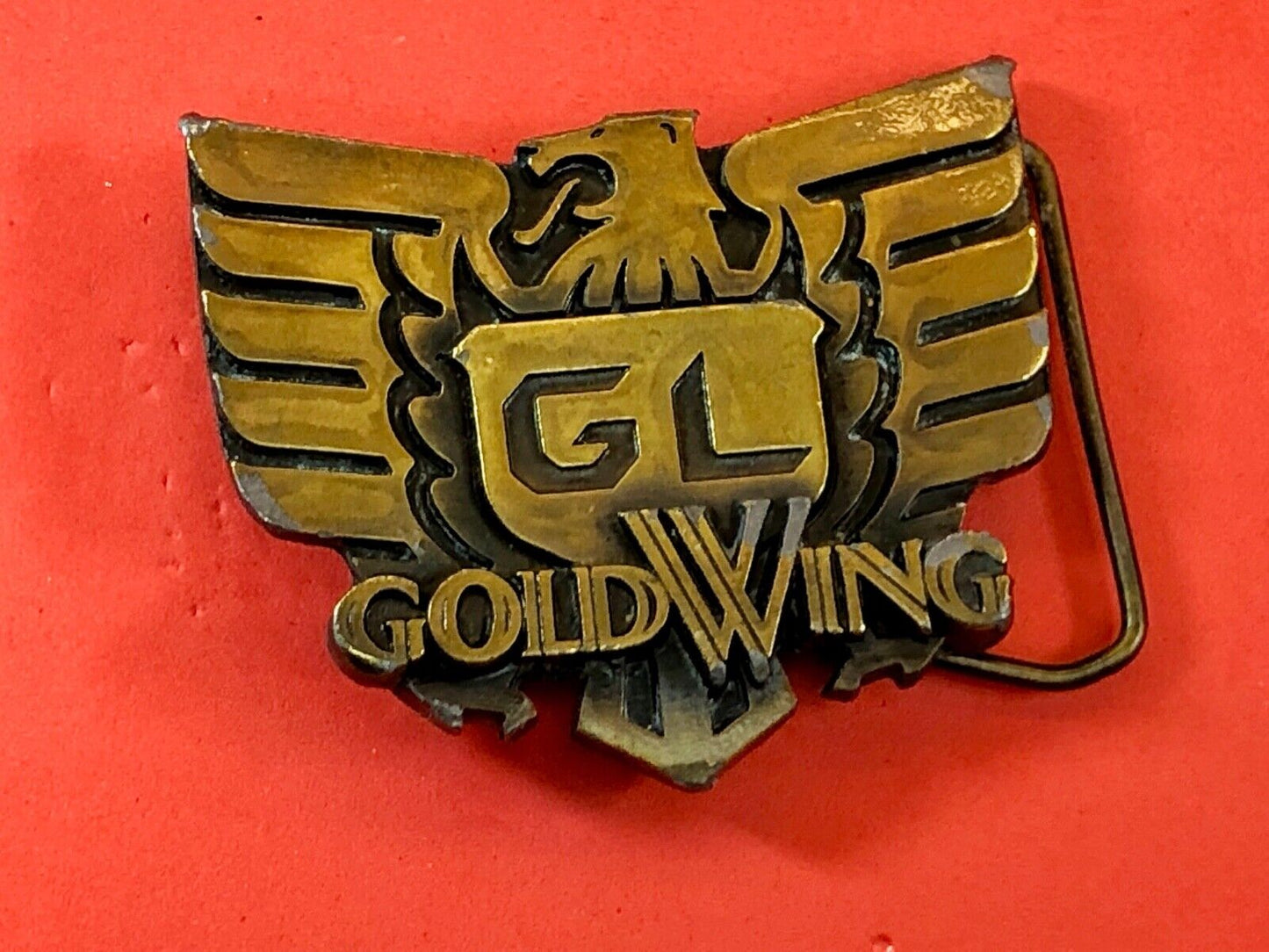 1987 Brookfield Collectors guild - Honda Gold Wing GW motorcycle belt buckle