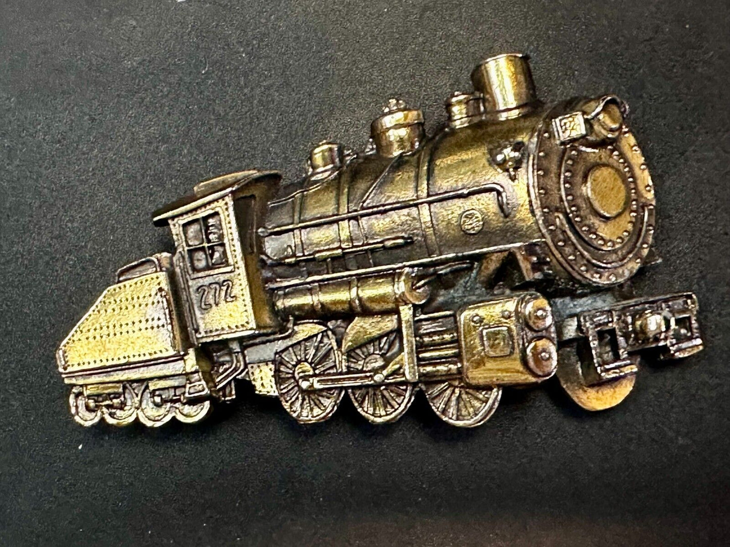 272 Train Locomotive RailRoad Vintage 1980 - The Great American Belt Buckle Co