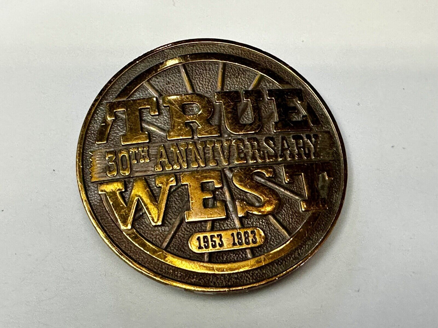 True West 30th University Magazine Commemorative . Add Vintage 1983 Belt Buckle