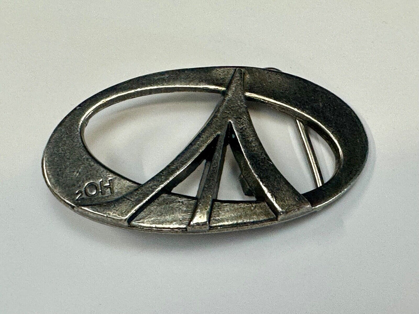 2OH Peace love & Rock & Roll gold color belt buckle