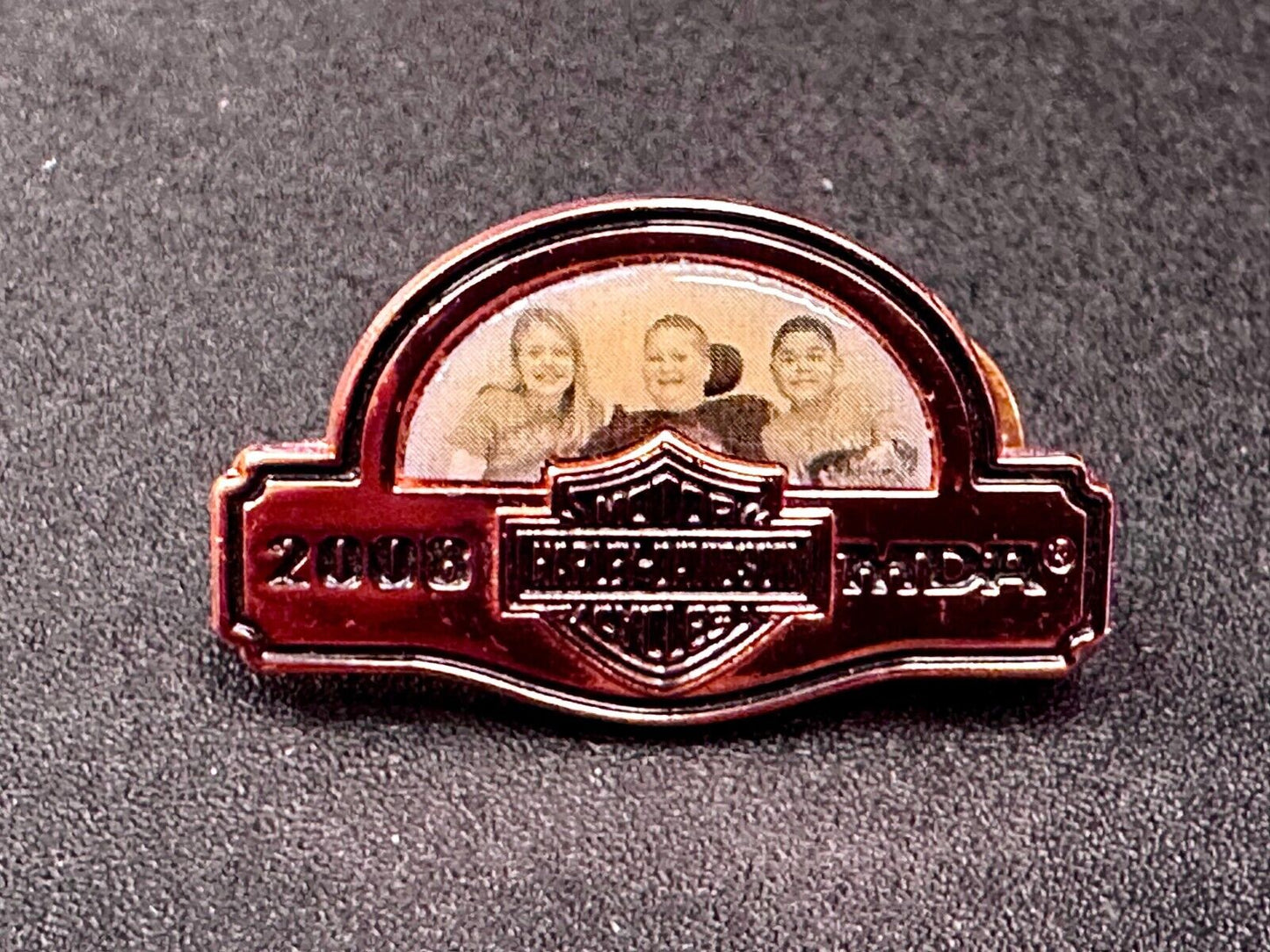 2008 MDA Ride Harley Davidson Motorcycle Rider Biker Jacket Vest Pin