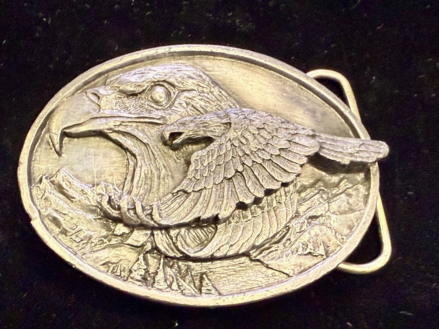 The Eagle & the Hawk Flying John Denver Vintage 1988 Siskiyou Belt Buckle