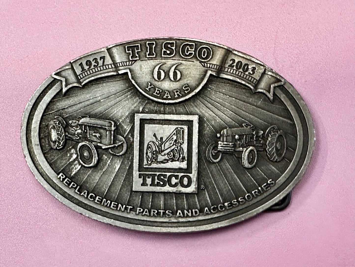 TISCO Tractor Implement Supply Replacement Parts 66 years, 2003 Belt Buckle