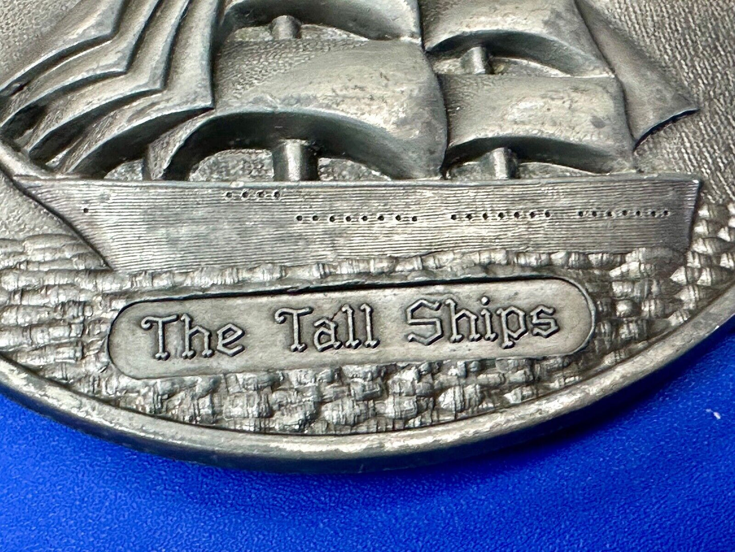 The Tall Ships Sailing Ship Boat Clipper Schooner Yacht Vintage belt buckle