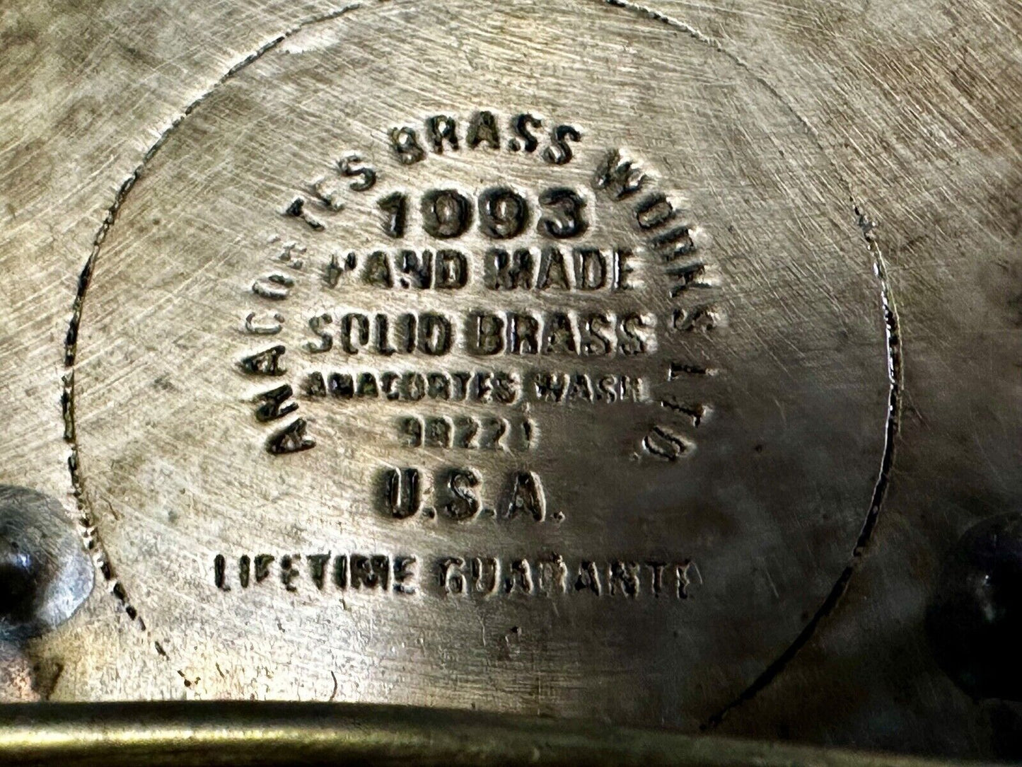 Ultramar Colt Construction Co 1993 Oils Quality W/ Safety Anacortes Belt Buckle