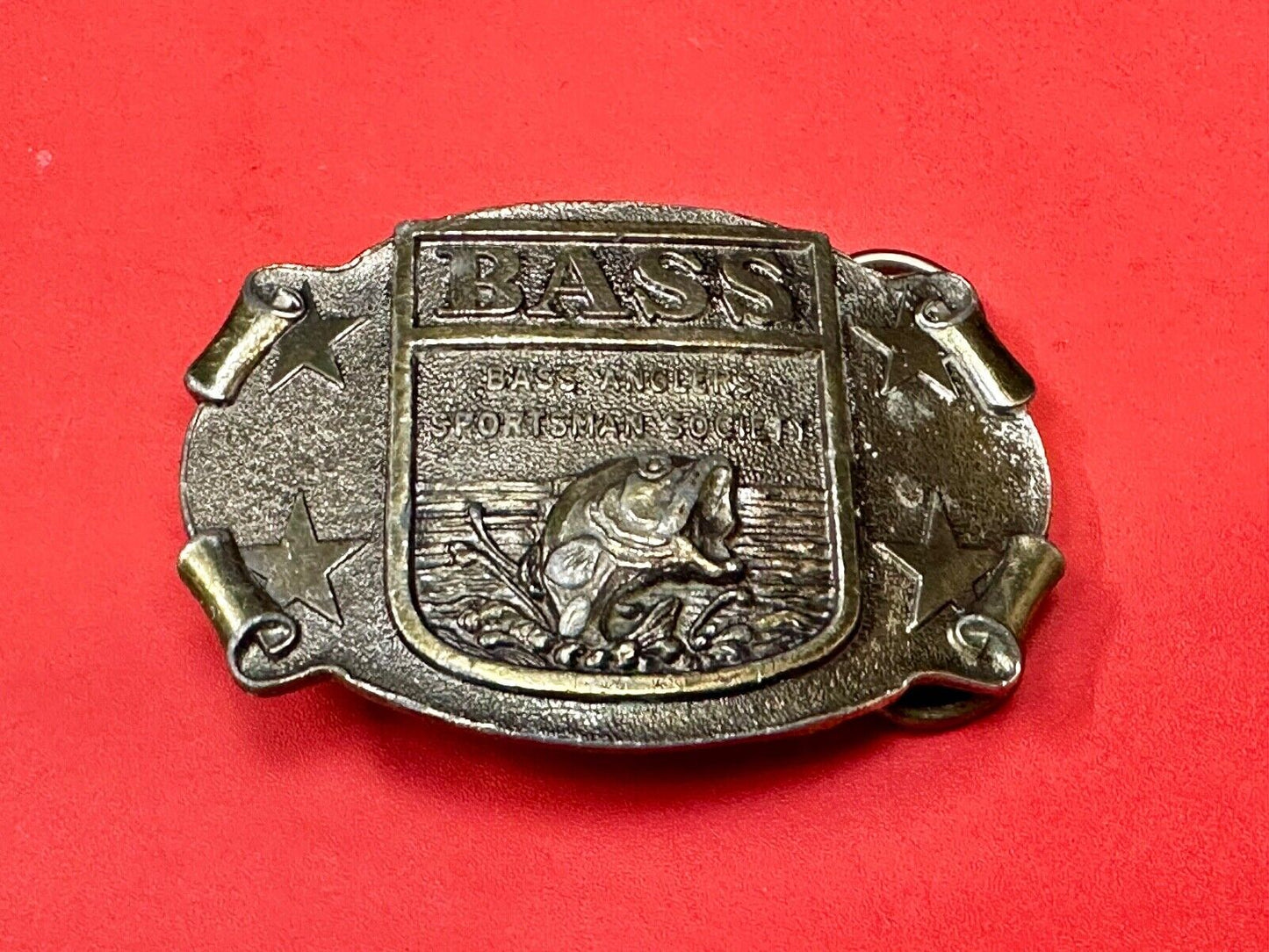 BASS Fishing Anglers Sportsman's Society Club 0 Great American Belt buckle Co