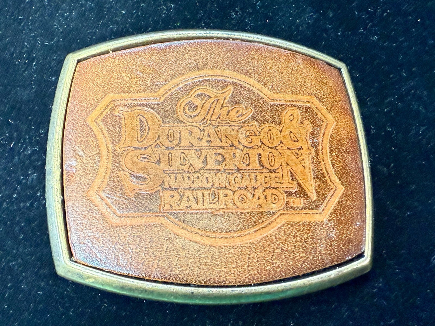 The Durango -Silverton Narrow Gauge Railroad Historic Railway Belt Buckle el Cid