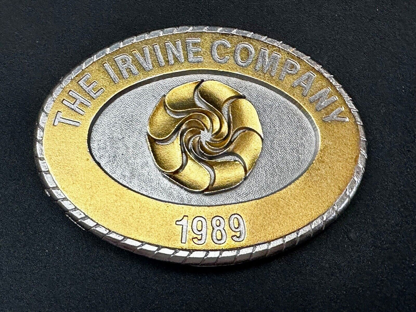 The Irvine Company 1989 Fourth Edition Collectors Western Ranch Belt Buckle