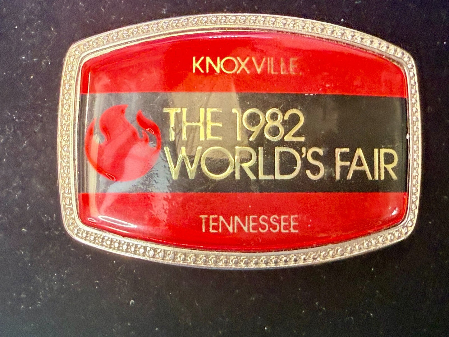 The 1982 World's Fair Knoxville Tennessee State Commemorative Belt Buckle