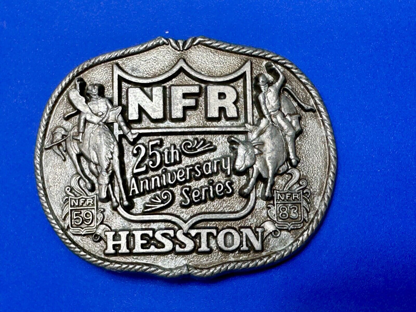 25th Anniversary Series NFR National Finals Rodeo First Edition belt buckle