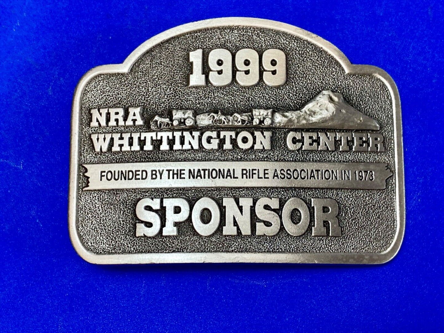 1999 NRA Whittington Center National Rifle Associon Sponsor belt buckle