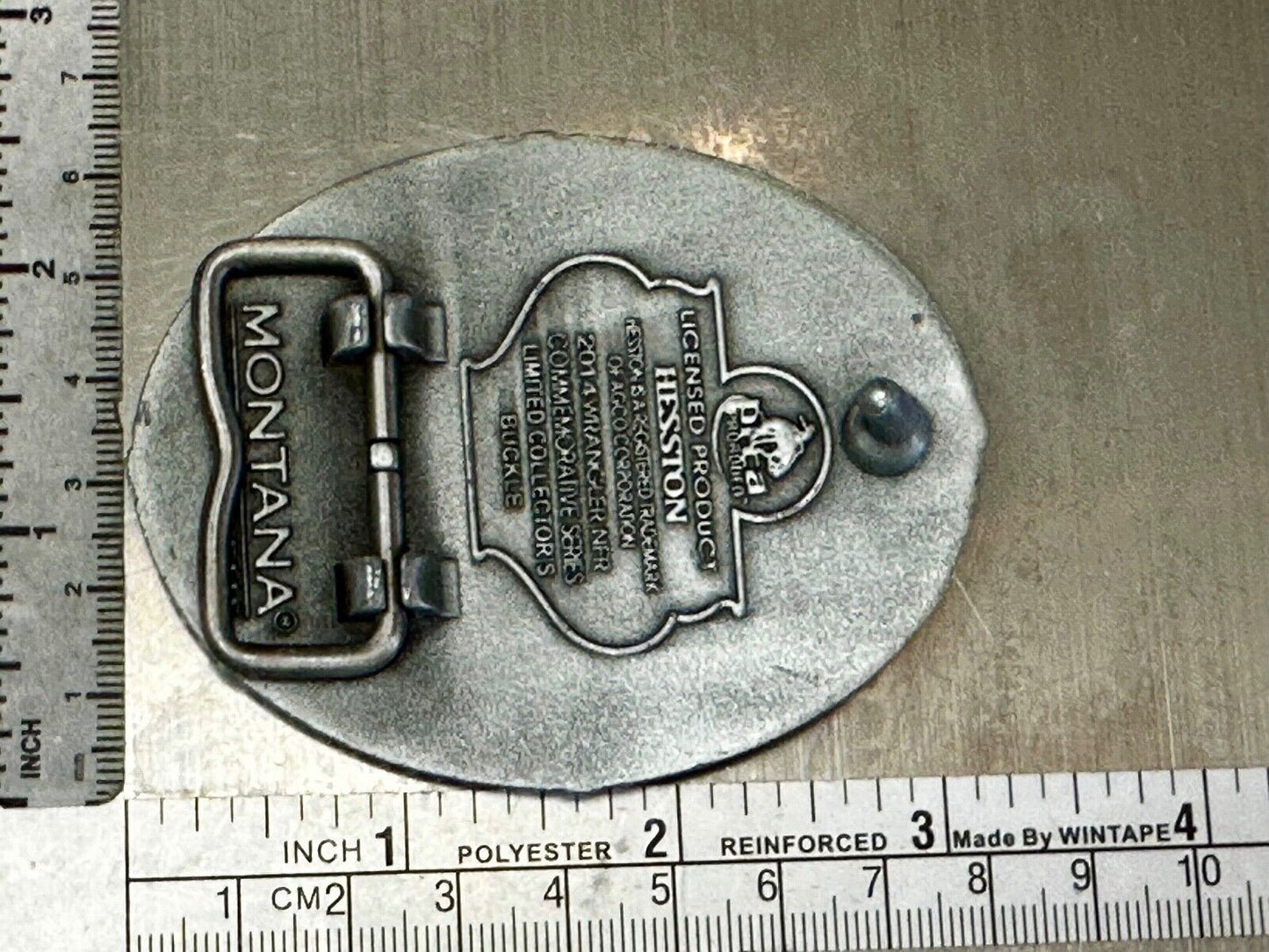 2014 National Finals Rodeo NFR Cowboy Montana Silversmiths Youth Belt Buckle