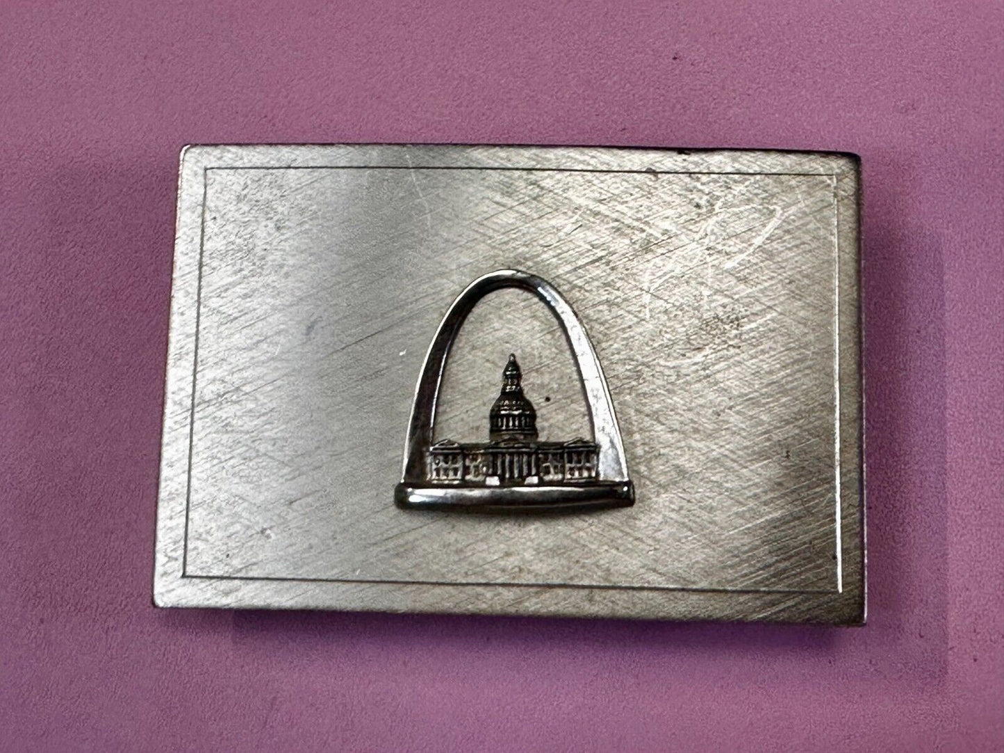 The Gateway Arch St. Louis Missouri Mo Monument Museum Commemorative Belt Buckle