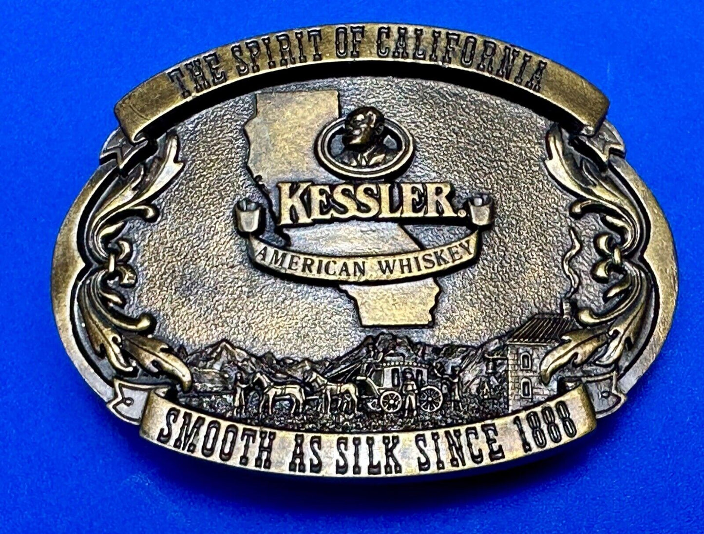 The Spirit of California - Kessler, smooth as silk belt buckle