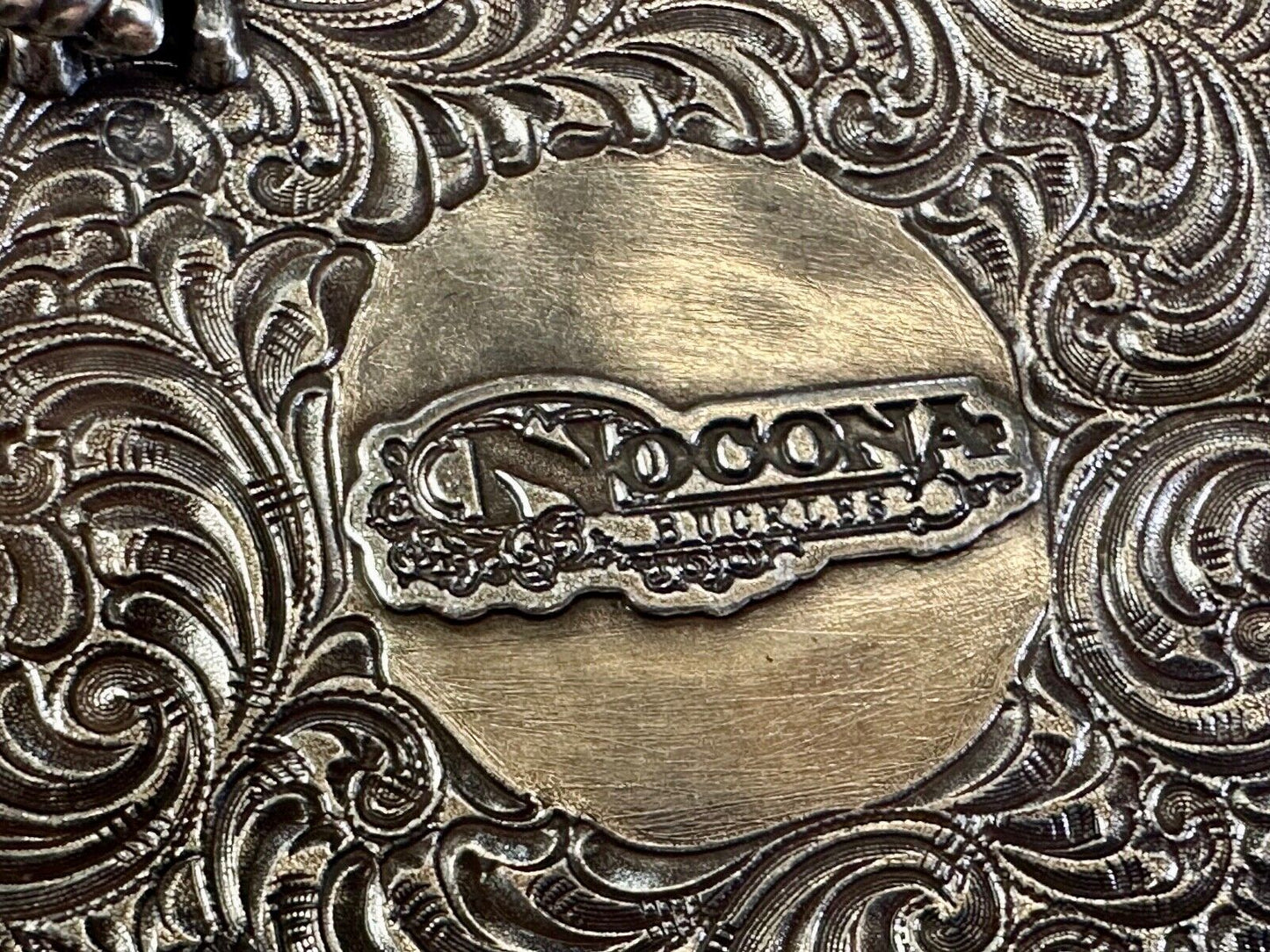 The Longhorn cow steer - cowboys cowgirls western belt buckle by Nocona