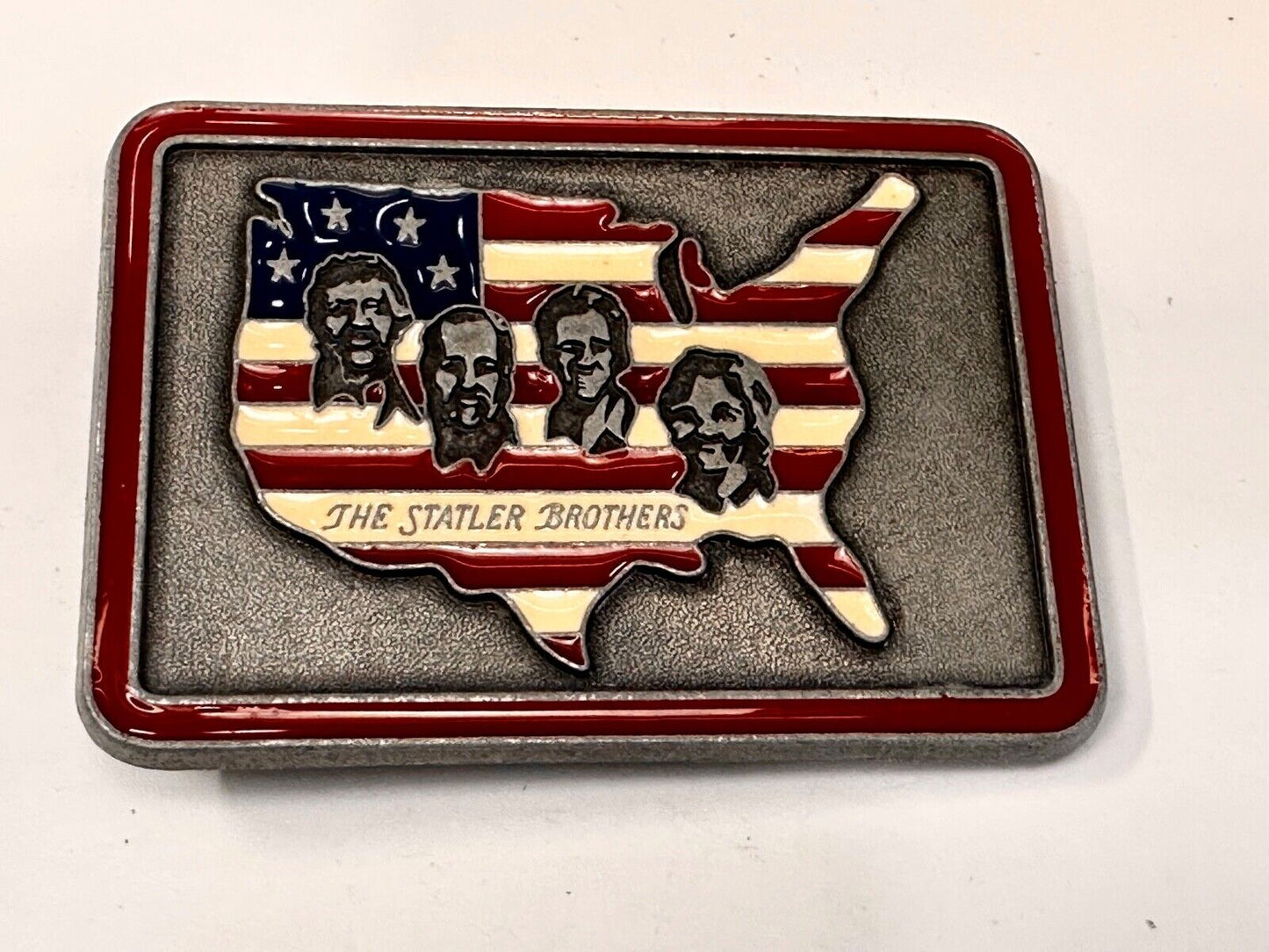 The Statler Brothers Band Country Music Band Record Promo Music Belt Buckle