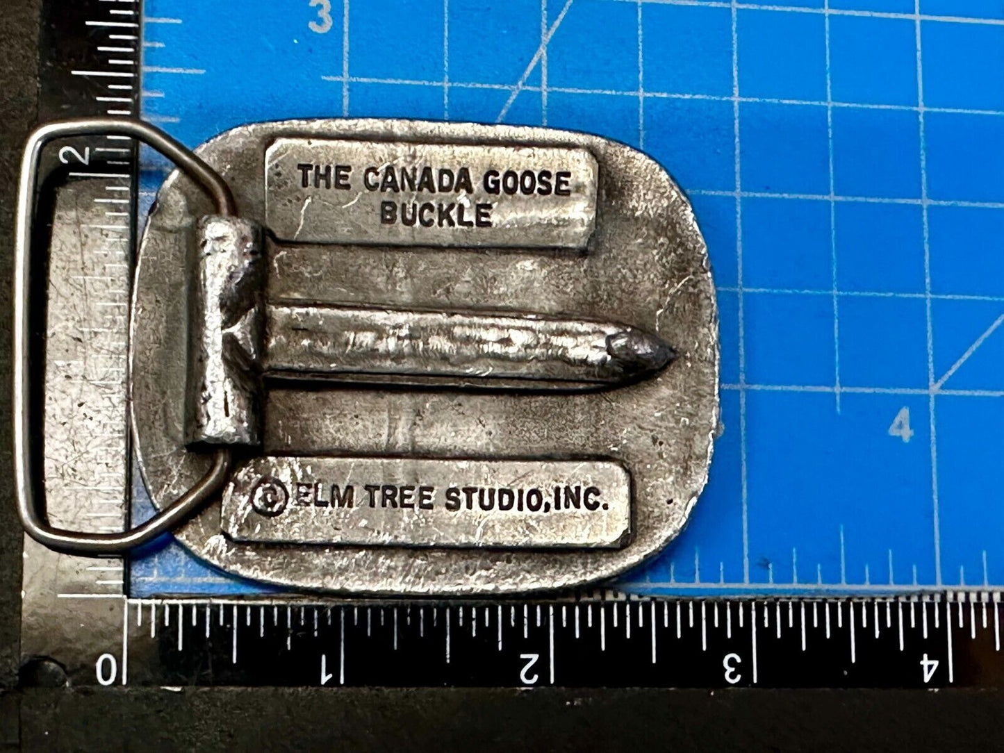 The Canadian Goose Commemorative Belt Buckle by Elm Tree Studio