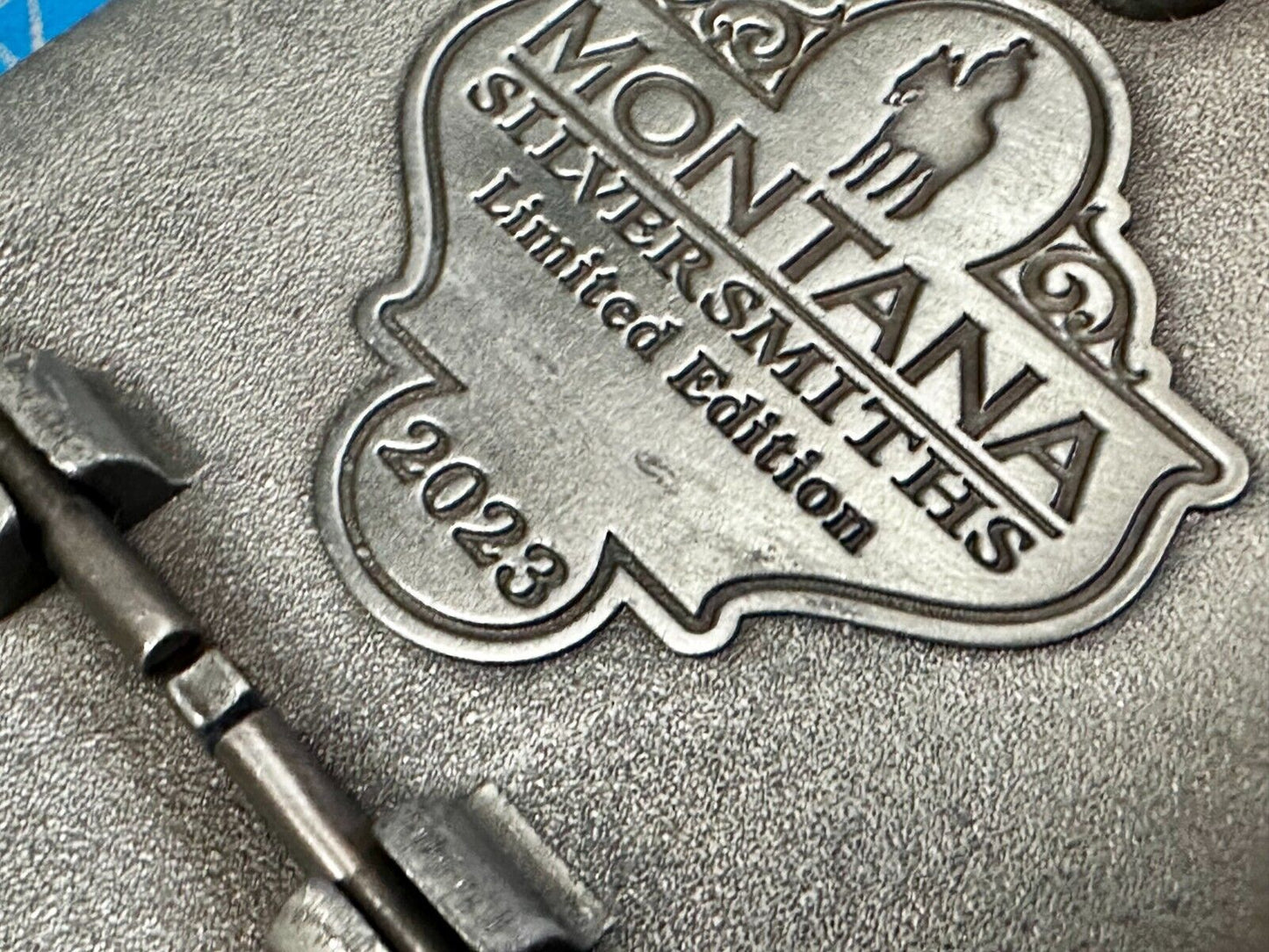 2023 Pendleton Whiskey Let'er Buck Rodeo Cowboy Montana Silversmiths Belt Buckle