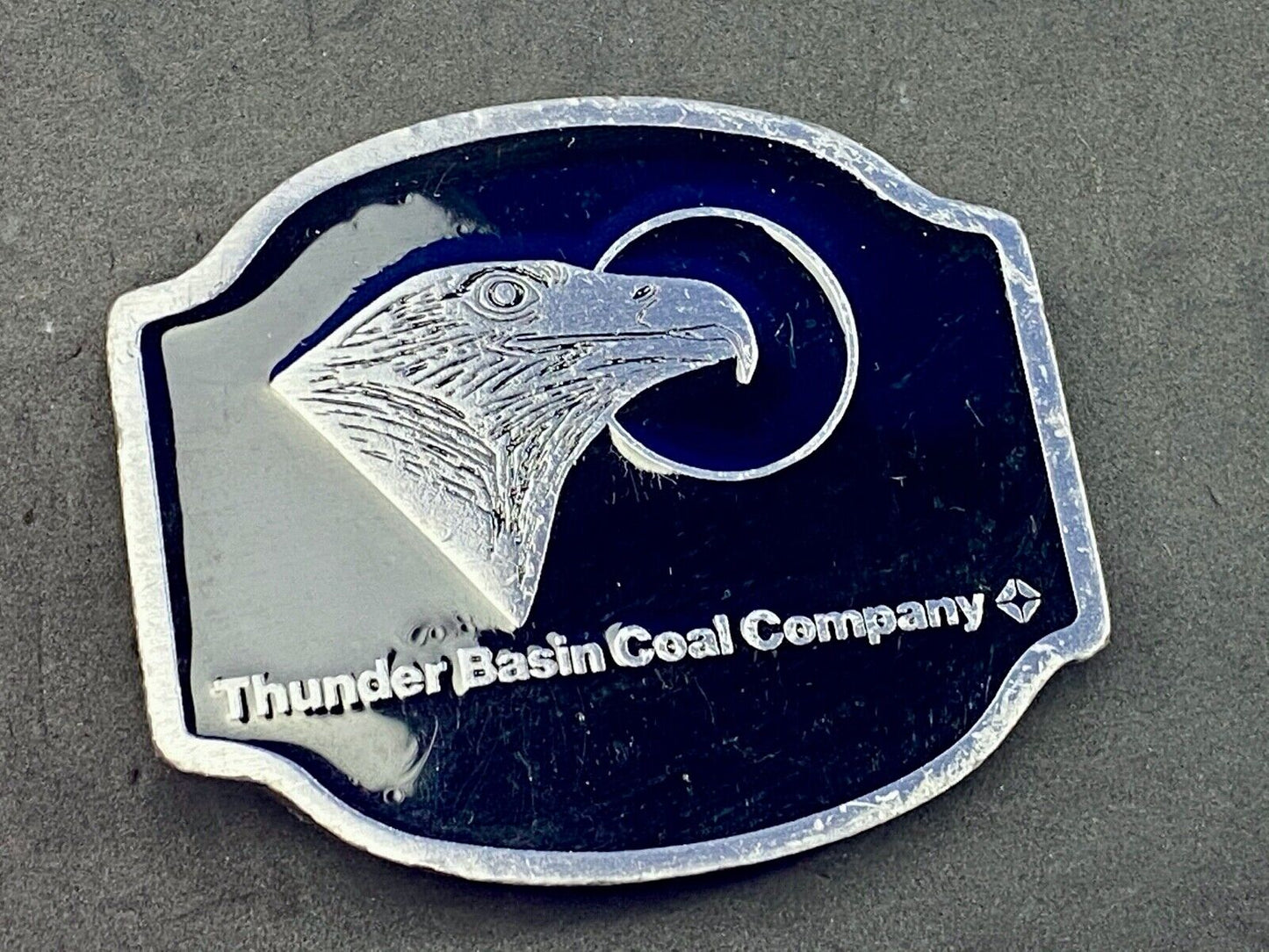 Thunder Basin Coal Company Black and silver color Belt buckle