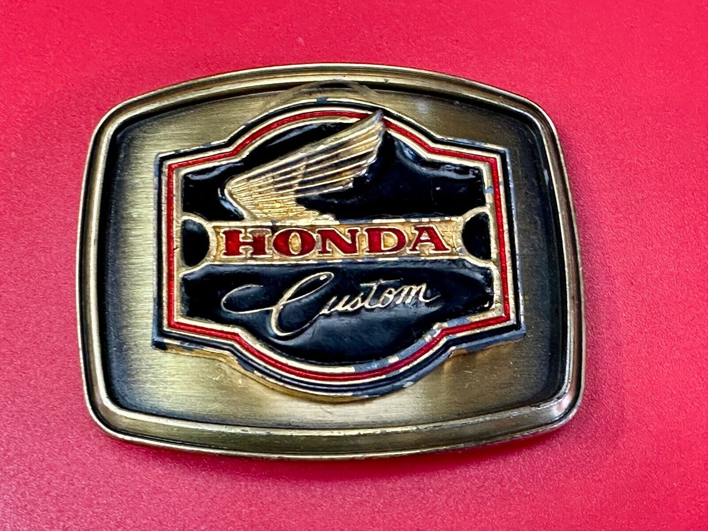vintage 1979 Hondan Goldwing Custom Riantere belt buckle