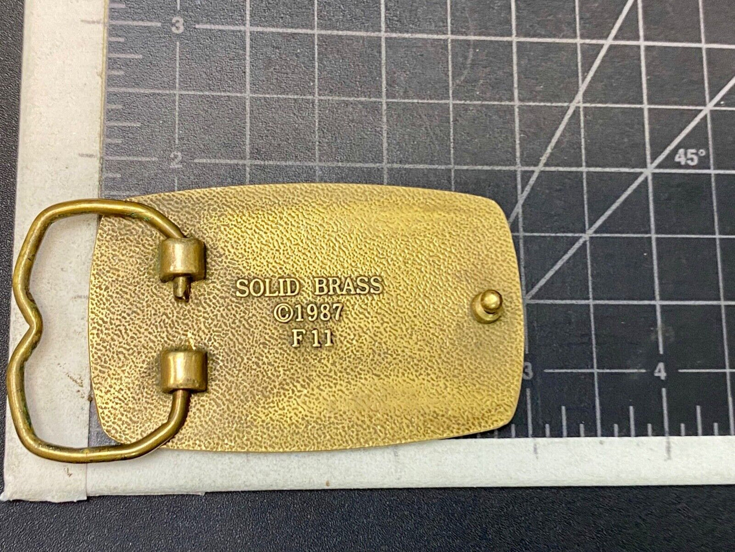 Thiessen Team: Shotcrete & Grout Supplies, Mining Equipment 1987 Belt Buckle