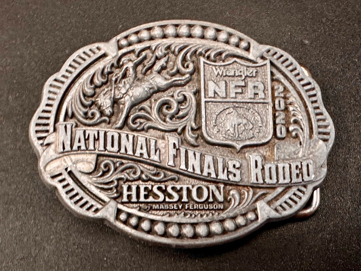 2020 NFR Wrangler National Finals Rodeo Cowboys Montana Silversmiths Belt Buckle