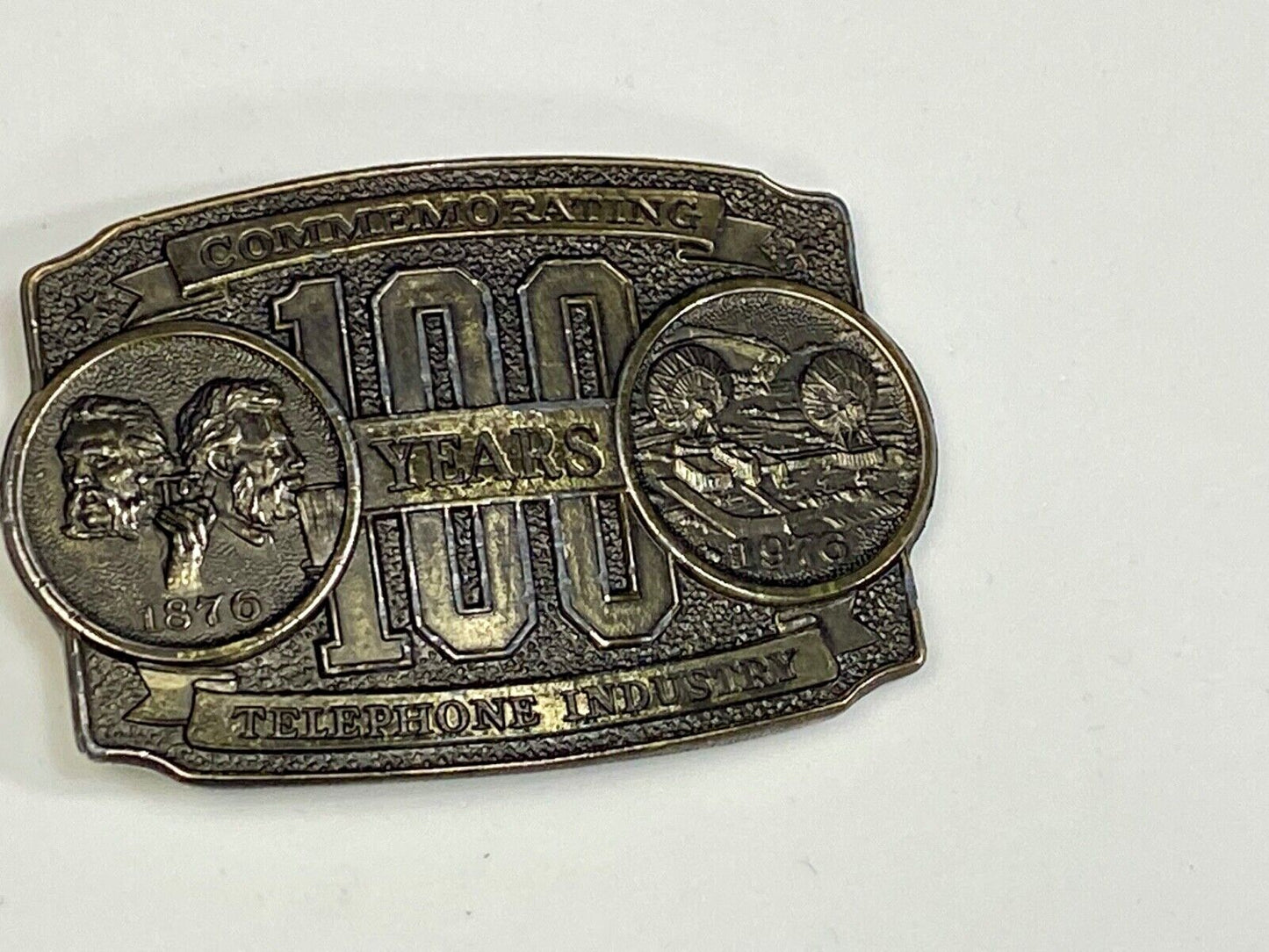 The Telephone Industry, 100 Year Commemorative Belt Buckle - Long Lines Council