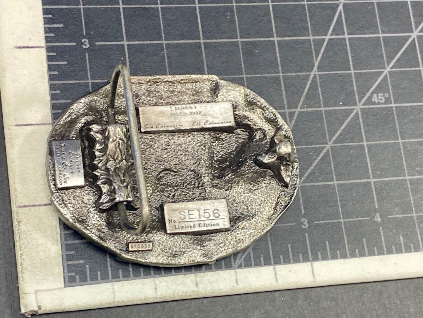 1988 Tisco Tractor Implement Supply Agriculture Farm Tools 51 Year Belt Buckle