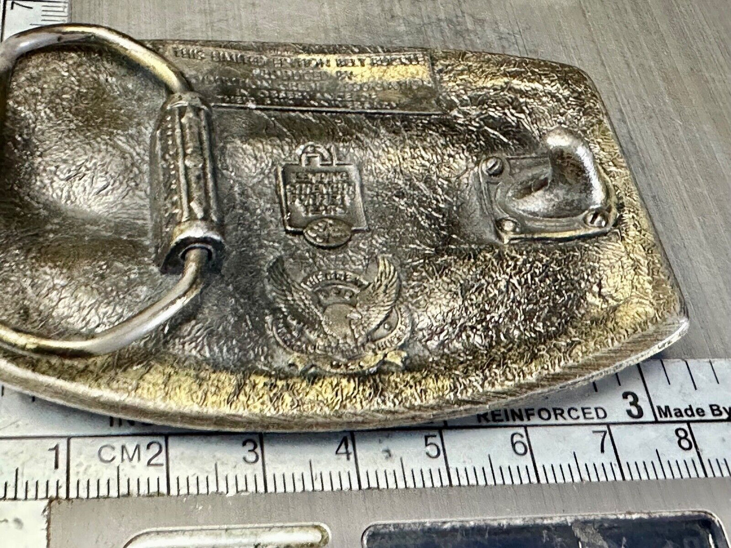The First PCA loan Production Credit - Vintage The Great American Belt Buckle Co